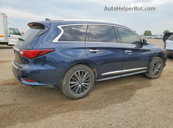 5N1DL0MM1HC509090 2017 INFINITI QX60 Синий Задняя правая четверть