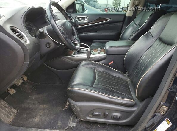 5N1DL0MM1HC509090 2017 INFINITI QX60 Синий Вид задней части салона