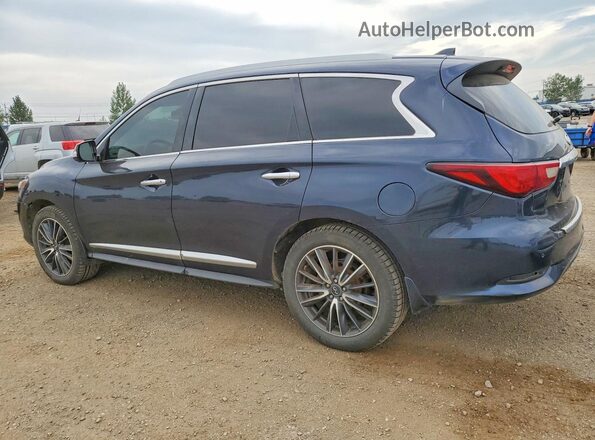 5N1DL0MM1HC509090 2017 INFINITI QX60 Синий Задняя левая четверть