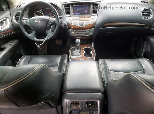 5N1DL0MM1HC509090 2017 INFINITI QX60 Синий Вид подкапотного пространства