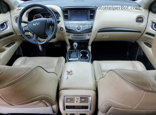 5N1DL0MM1HC515925 2017 INFINITI QX60 Green Вид панелі приладів