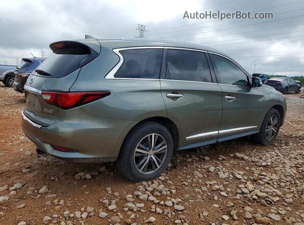 5N1DL0MM1HC515925 2017 INFINITI QX60 Green Задня права чверть