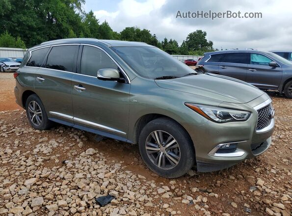 5N1DL0MM1HC515925 2017 INFINITI QX60 Green Передня права чверть