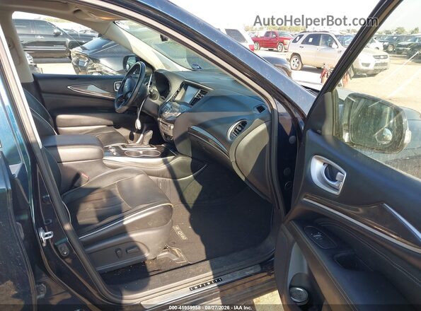 5N1DL0MM1HC523149 2017 INFINITI QX60 Blue Vista interior delantera