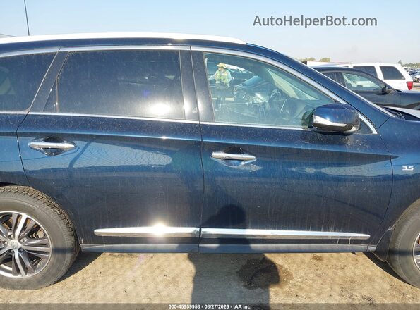 5N1DL0MM1HC523149 2017 INFINITI QX60 Blue Vista interior trasera