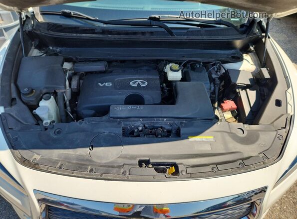 5N1DL0MM1HC525550 2017 INFINITI QX60 Белый Вид подкапотного пространства