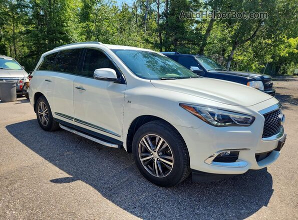 5N1DL0MM1HC525550 2017 INFINITI QX60 Белый Передняя правая четверть