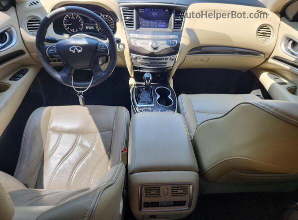 5N1DL0MM1HC525550 2017 INFINITI QX60 Белый Вид панели приборов