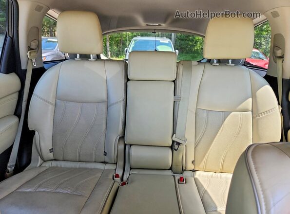 5N1DL0MM1HC525550 2017 INFINITI QX60 Белый Вид задних сидений