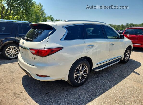 5N1DL0MM1HC525550 2017 INFINITI QX60 Белый Задняя правая четверть