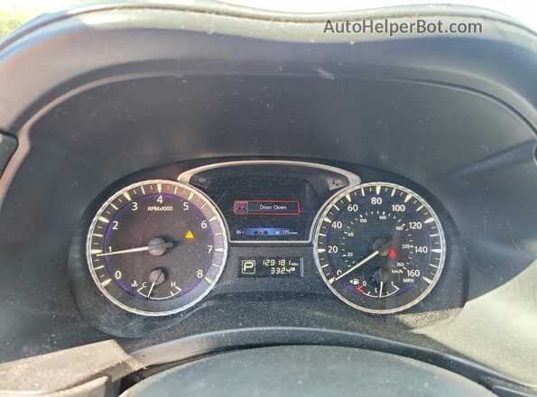 5N1DL0MM1HC546219 2017 INFINITI QX60 Синий Вид щитка приборов