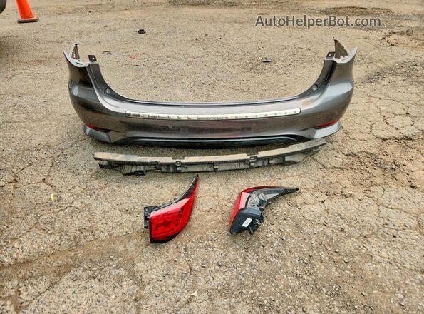 5N1DL0MM1HC546642 2017 INFINITI QX60 Gray Vista de la etiqueta del VIN