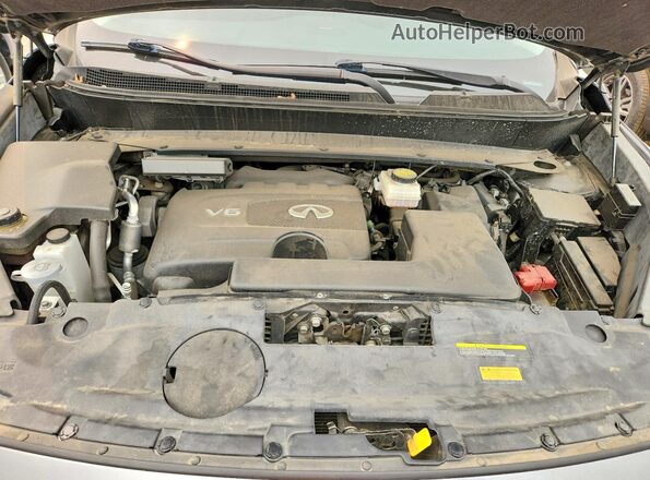 5N1DL0MM1HC546642 2017 INFINITI QX60 Gray Vista del compartimento del motor