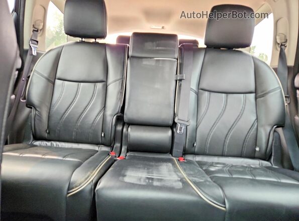 5N1DL0MM1HC546642 2017 INFINITI QX60 Gray Vista de los asientos traseros