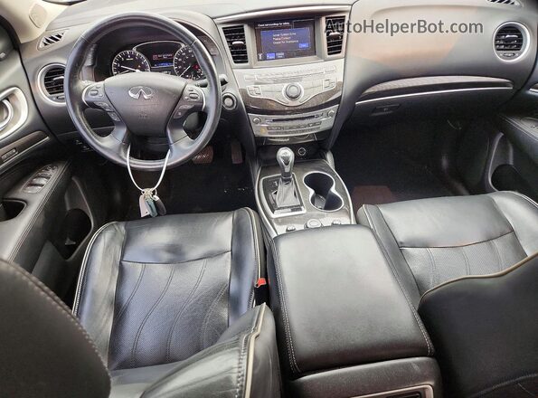 5N1DL0MM1HC546642 2017 INFINITI QX60 Gray Vista del salpicadero