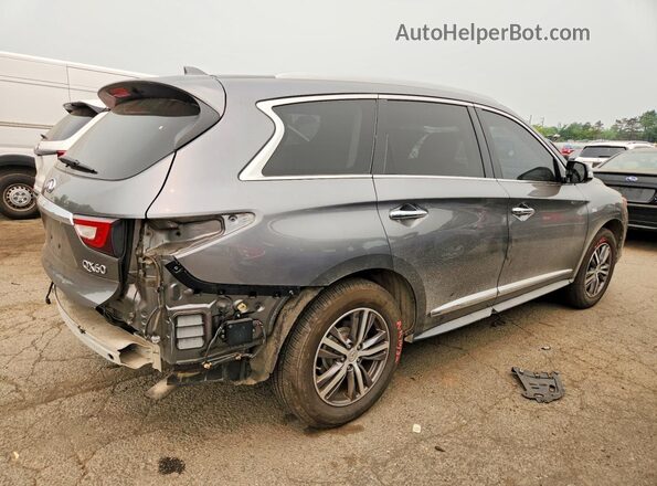 5N1DL0MM1HC546642 2017 INFINITI QX60 Gray Trasero derecho