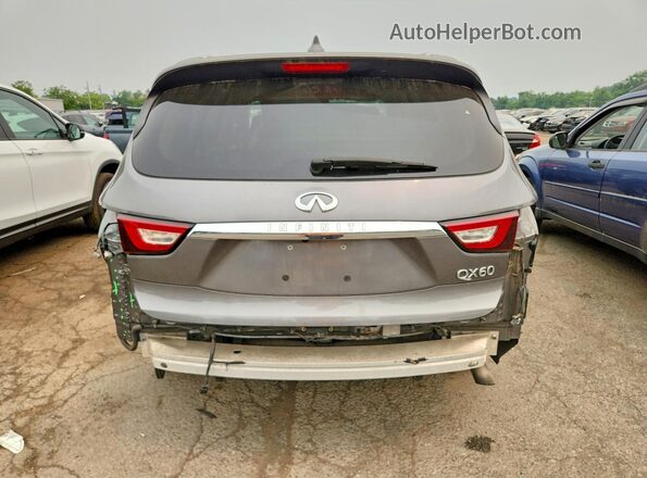 5N1DL0MM1HC546642 2017 INFINITI QX60 Gray Vista trasera