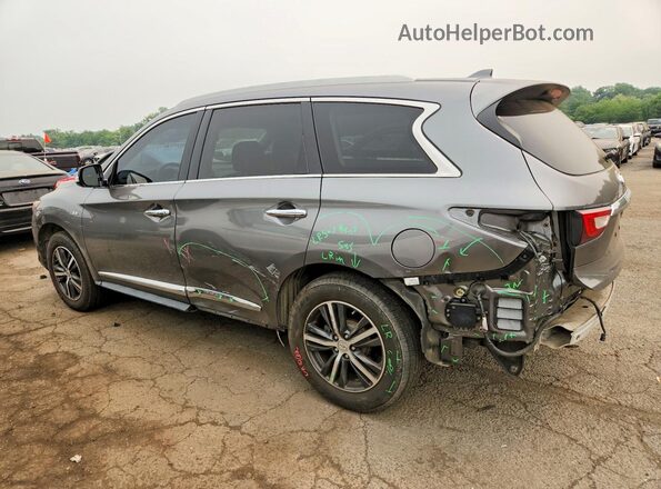 5N1DL0MM1HC546642 2017 INFINITI QX60 Gray Trasero izquierdo