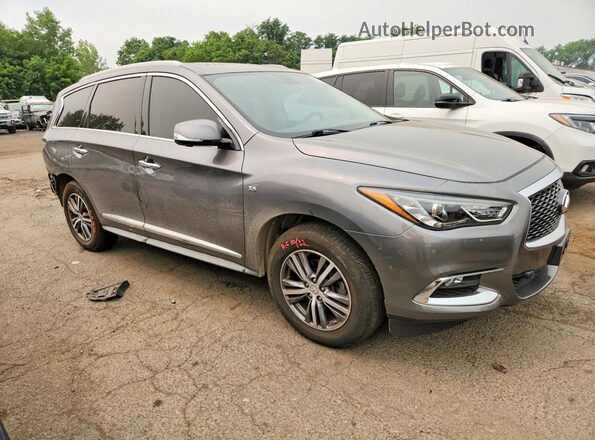 5N1DL0MM1HC546642 2017 INFINITI QX60 Gray Delantero derecho