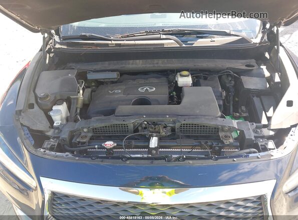 5N1DL0MM1JC509516 2018 INFINITI QX60 Dark Blue Rear view