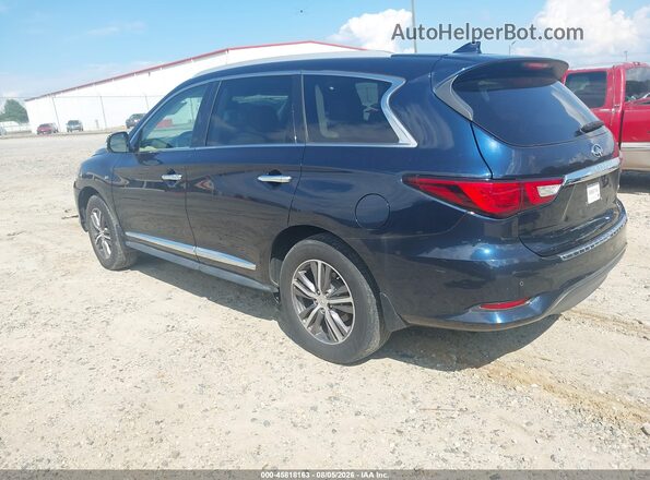 5N1DL0MM1JC509516 2018 INFINITI QX60 Dark Blue Rear left