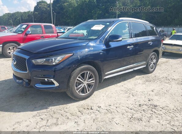 5N1DL0MM1JC509516 2018 INFINITI QX60 Dark Blue Front left