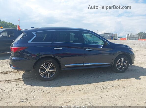 5N1DL0MM1JC509516 2018 INFINITI QX60 Dark Blue Rear interior view