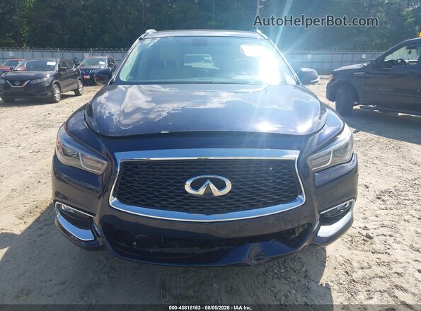 5N1DL0MM1JC509516 2018 INFINITI QX60 Dark Blue Instrument cluster view