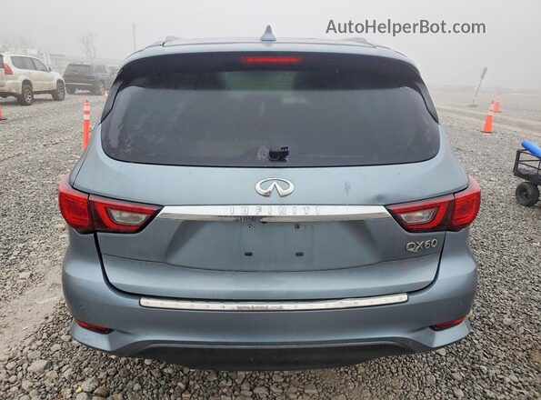 5N1DL0MM1JC527000 2018 INFINITI QX60 Blue Widok z tyłu