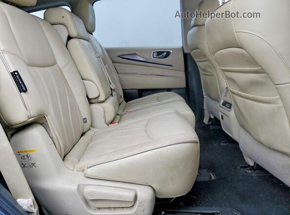 5N1DL0MM1JC527000 2018 INFINITI QX60 Blue Widok wnętrza z tyłu