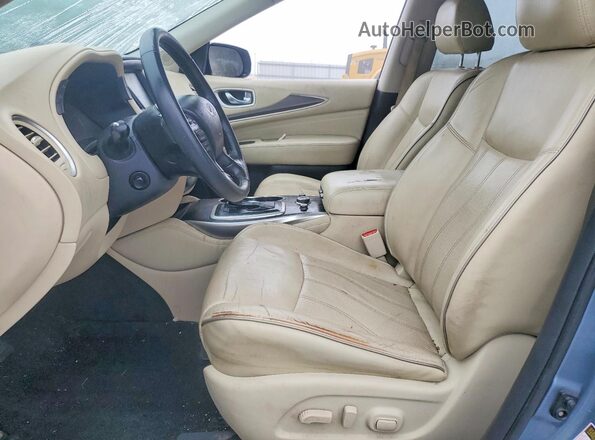 5N1DL0MM1JC527000 2018 INFINITI QX60 Blue Widok wnętrza z przodu