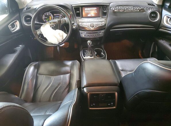 5N1DL0MM1KC505614 2019 INFINITI QX60 Gray Առջևի վահանակի տեսք