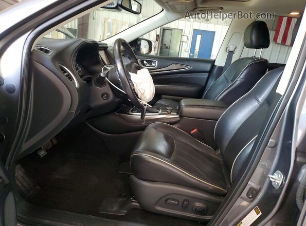 5N1DL0MM1KC505614 2019 INFINITI QX60 Gray Սալոնի դիմացի տեսք