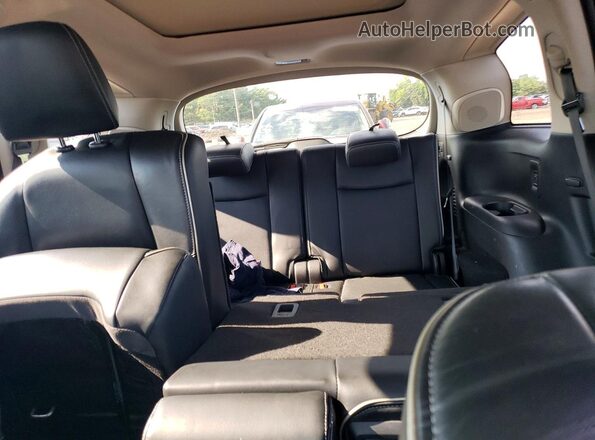 5N1DL0MM1KC521196 2019 INFINITI QX60 Blue Rear seats view