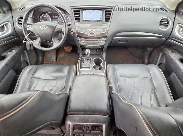 5N1DL0MM1KC530819 2019 INFINITI QX60 Silver Առջևի վահանակի տեսք