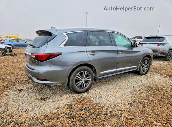 5N1DL0MM1KC530819 2019 INFINITI QX60 Silver Հետևի աջ