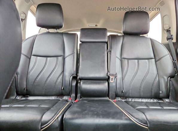 5N1DL0MM1KC530819 2019 INFINITI QX60 Silver Հետևի նստատեղերի տեսք