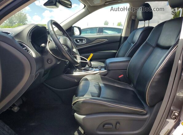 5N1DL0MM1KC534112 2019 INFINITI QX60 Gray Front interior view