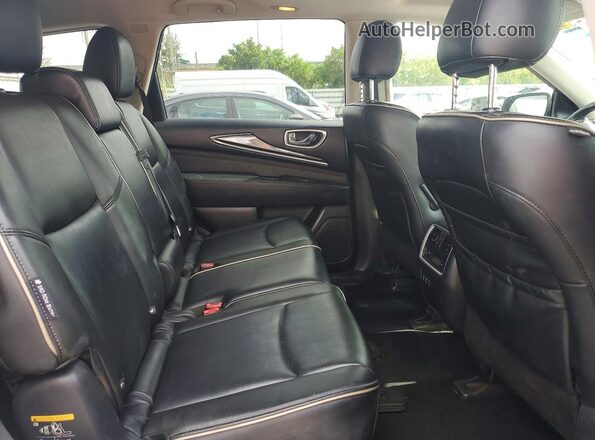 5N1DL0MM1KC534112 2019 INFINITI QX60 Gray Rear seats view