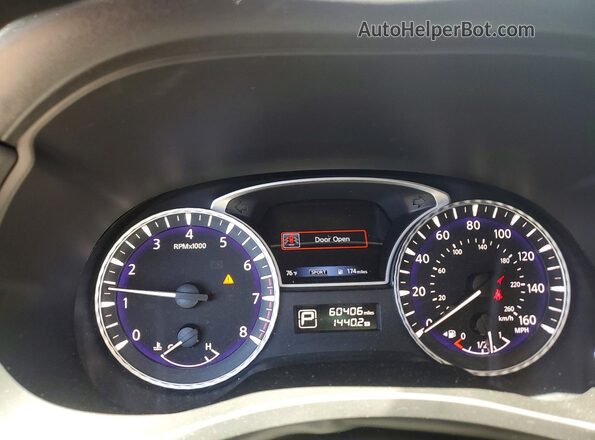 5N1DL0MM1KC558989 2019 INFINITI QX60 Red Instrument cluster view