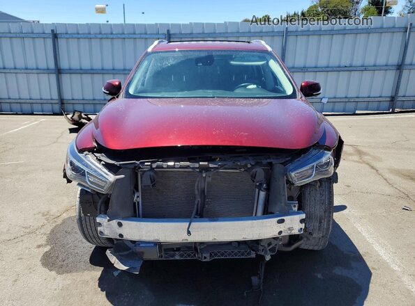 5N1DL0MM1KC558989 2019 INFINITI QX60 Red Front view