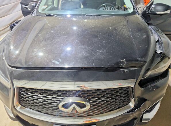 5N1DL0MM1KC568180 2019 INFINITI QX60 Black ძრავის განყოფილების ხედი