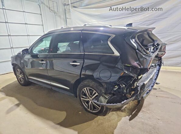 5N1DL0MM1KC568180 2019 INFINITI QX60 Black უკანა მარცხენა