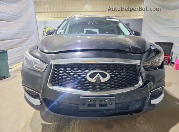 5N1DL0MM1KC568180 2019 INFINITI QX60 Black წინა ხედი