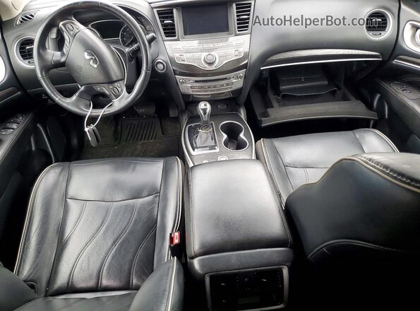 5N1DL0MM1KC568180 2019 INFINITI QX60 Black წინა პანელის ხედი