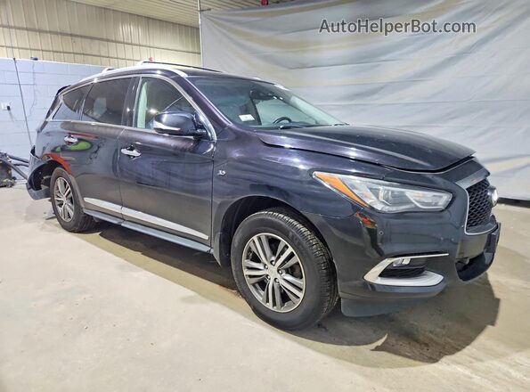 5N1DL0MM1KC568180 2019 INFINITI QX60 Black წინა მარჯვენა