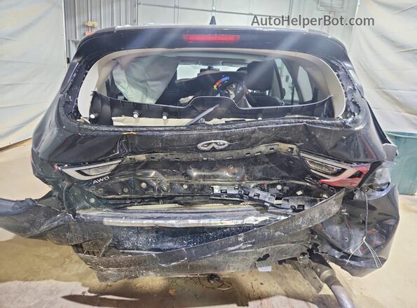 5N1DL0MM1KC568180 2019 INFINITI QX60 Black უკანა ხედი
