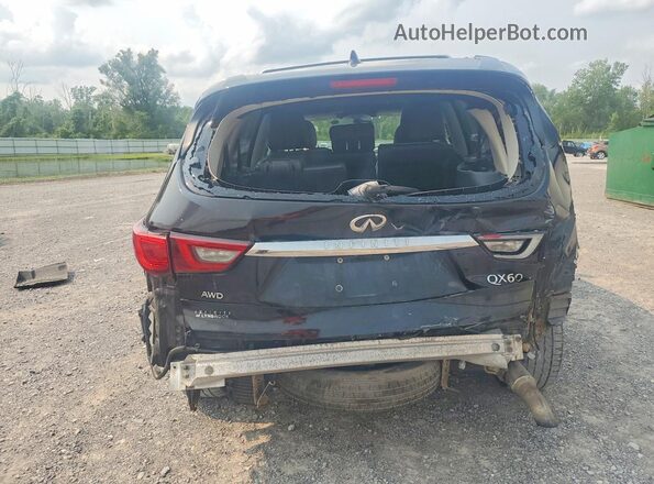 5N1DL0MM1LC501807 2020 INFINITI QX60 Black Հետևի տեսք