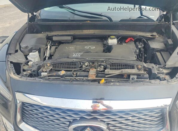 5N1DL0MM1LC501807 2020 INFINITI QX60 Black Շարժիչի բաժամունքի տեսք