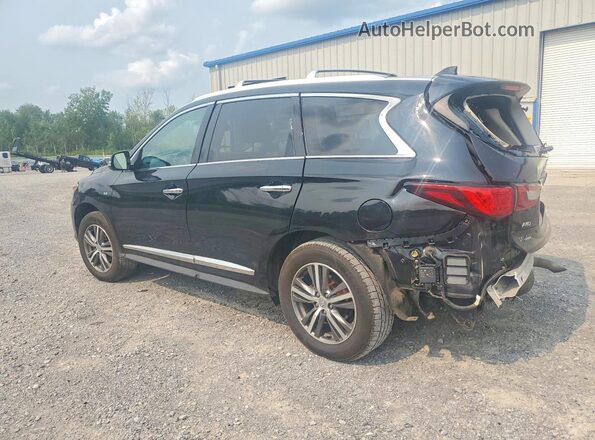 5N1DL0MM1LC501807 2020 INFINITI QX60 Black Հետևի ձախ